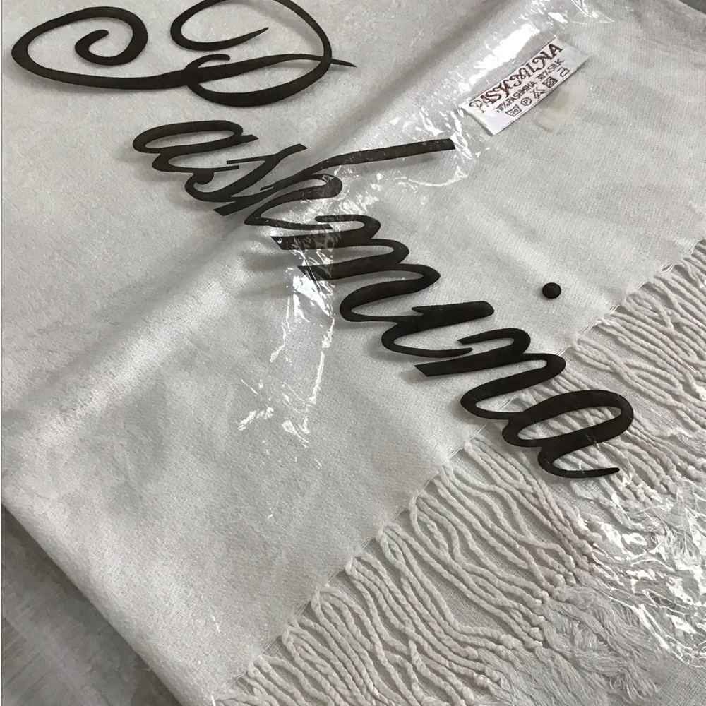 PASHMINA, “OFF WHITE” - Women’s Large Scarf Shawl Wrap - Brand New